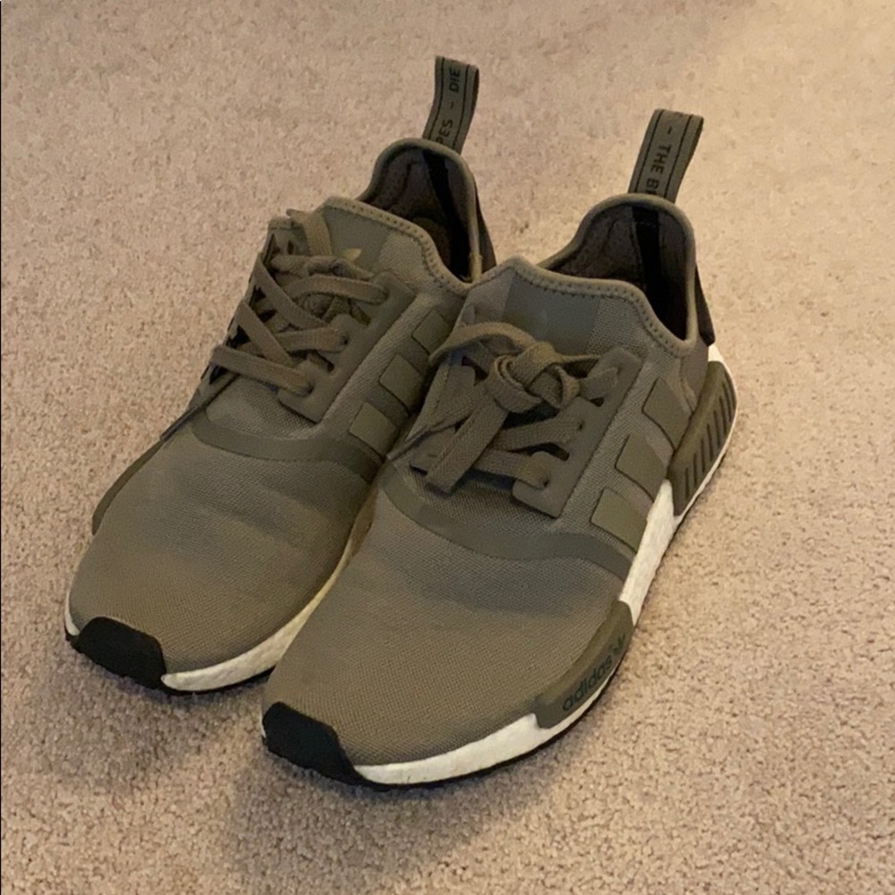Olive NMD sneakers